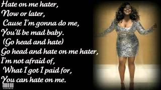 Hate on me - Glee version - Jill Scott - Lyric