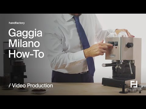 Gaggia Milano / How-to make a perfect espresso