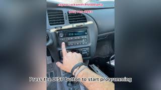 How to program remote to Chevrolet Monte Carlo