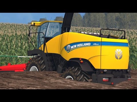 Ls15 || Maishäckseln im Schlamm II | New Holland FR 850