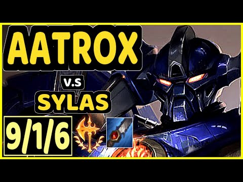 SELFMADE (AATROX) vs SYLAS - 9/1/6 KDA JUNGLE CHALLENGER GAMEPLAY - EUW