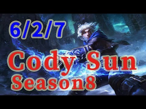 100 Thieves Cody Sun Ezreal ADC vs Caitlyn Patch 8.7