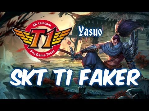 SKT T1 Faker YASUO vs Viktor MID - LOL Korean SoloQ Patch 5.12