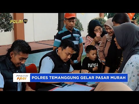 POLRES TEMANGGUNG GELAR PASAR MURAH