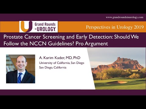 PCa Screening and Early Detection: Should We Follow the NCCN Guidelines: Pro Argument