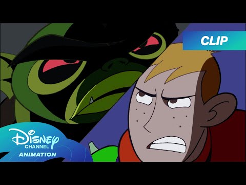 Kim Possible: Ron Battles His Summer Camp Wannaweep Rival - Gill Moss! 😱🐊 |@disneychannelanimation