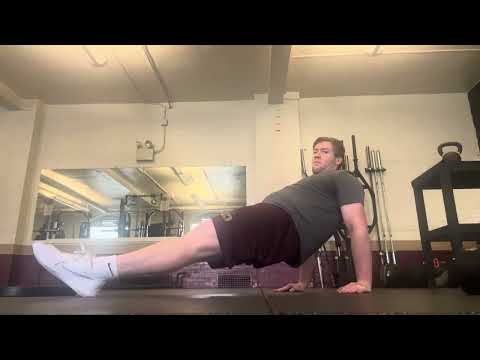 Supine Plank w/Leg Raises