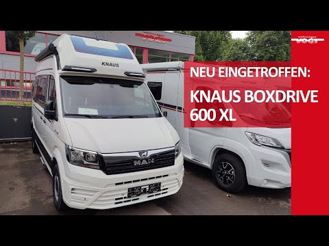 Knaus Boxdrive 600 XL, Camper auf Basis MAN TGE mit 4 Schlafplätzen, Dusche, Auflastung 4.000kg 😎