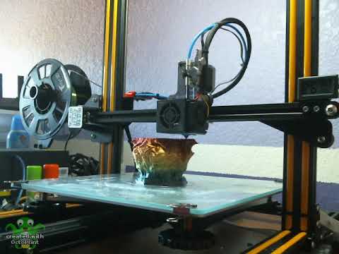 3d-printed Warlock dice tower timelapse - Top