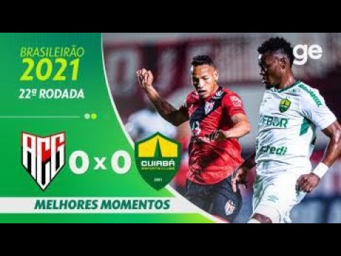 Gols e lances de Atlético-GO x Cuiabá