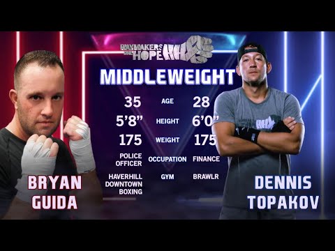 Bryan Guida vs Dennis Topakov - Rock 'N Rumble X - Haymakers for Hope