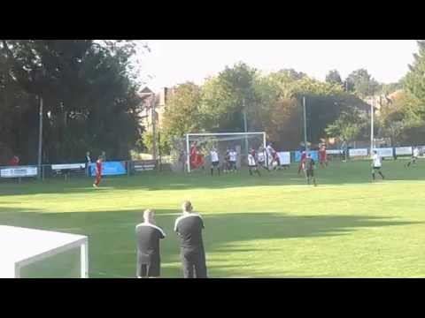 Horsham YMCA 2-2 Aveley.  Emirates FA Cup Second Qualifying Round.  Sat26Sep2015