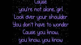 You&#39;re not alone By BIG TIME RUSH official Lyrics video.