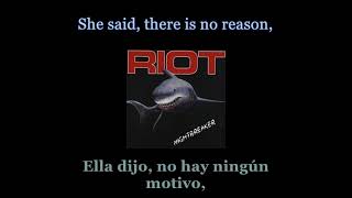 Riot - A Whiter Shade Of Pale - 09 - Lyrics / Subtitulos en español (Nwobhm) Traducida