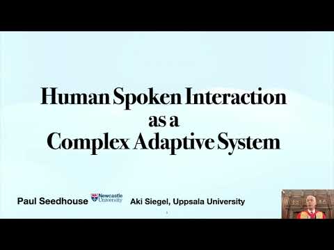Human Spoken Interaction as a Complex Adaptive System