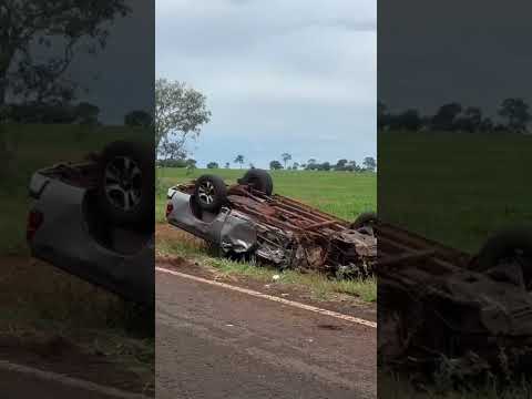 grave acidente entre lagoa Santa e itaja goias