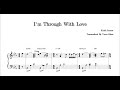 [Transcription]Keith Jarrett_I'm Through With Love#keithjarrett #Transcription #jazzpiano