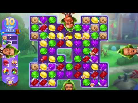 Wonka's World of Candy Level 89 no booster [Gameplay Walkthrough] [Zynga]