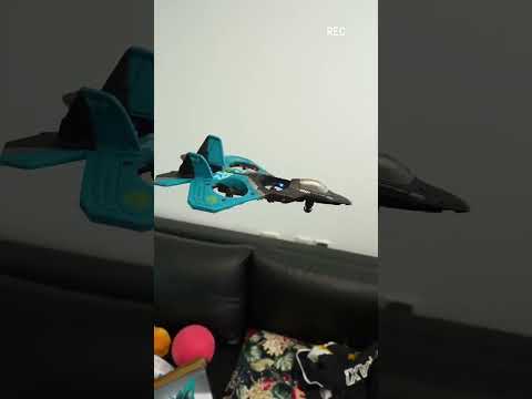 Experience the Thrill of Flying with this Fighter Plane and Its High-performance Glider Capabilities