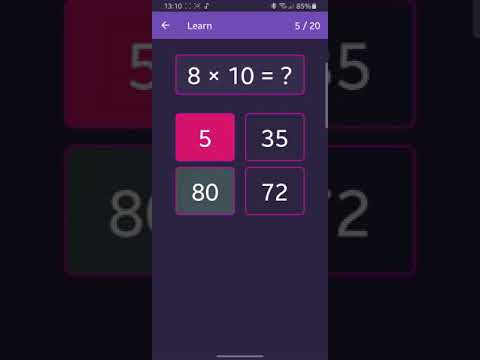 Multiplication table
