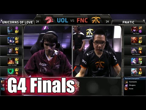 Fnatic vs Unicorns of Love | Game 4 Grand Finals S5 EU LCS Spring 2015 playoffs | FNC vs UOL G4