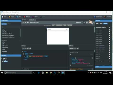 Menu problems in Bootstrap Studio