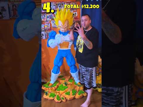 Top 10 MOST EXPENSIVE Dragon Ball Items In Our Collection #dragonball #dragonballz #shorts #goku