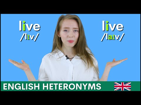 発音と練習文で英語の異義語LIVEを学ぶ (Learn the English Heteronym LIVE with Pronunciation and Practice Sentences)