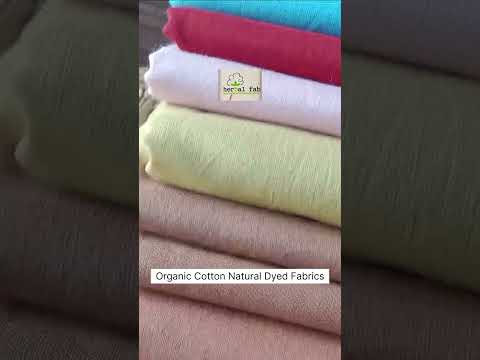 Organic Cotton Herbal Dyed Fabrics