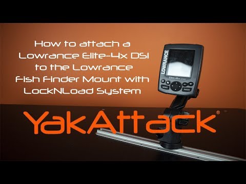 YakAttack Lowrance Fish Finder Mount video poster