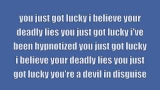 dokken-just got lucky(lyrics)