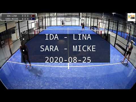 Playzone 2020-08-25 Ida/Lina - Sara/Micke (set 1)
