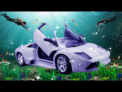 पानी के नीचे डायमंड कार बहाली Underwater Diamond Car Restoration Hindi Kahaniya Funny Comedy Video