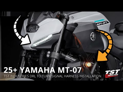 Installing TST DRL to Signal Harness Converter on 2025+ Yamaha MT-07 by TST Industries