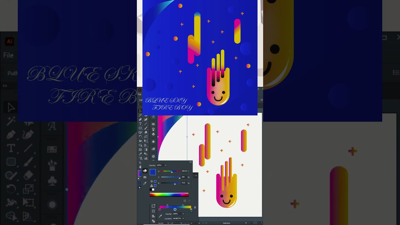 How To Create an Abstract Vector Background in Adobe Illustrator  #adobeillustrators #art