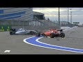 Bottas And Raikkonen Collide | 2015 Russian Grand Prix