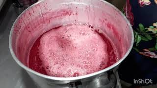 Fiz uma deliciosa geleia de Jaboticaba!