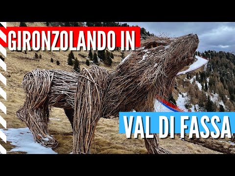 Up and down from Badia to Pozza in Val di Fassa! Yes this is all Dolomiti Superski!!