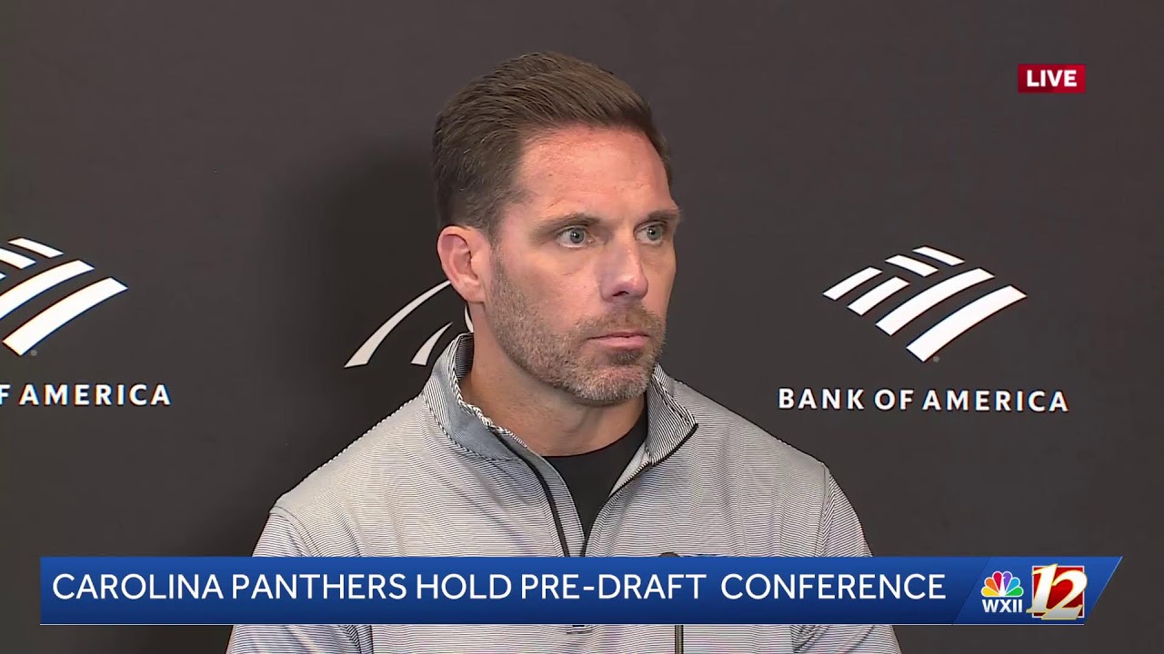 The Carolina Panthers hold pre-draft conference
