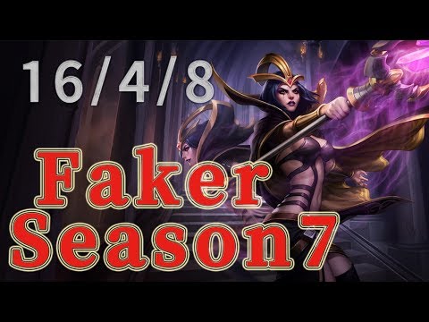SKT T1 Faker LeBlanc MID vs Lissandra Patch 7.10