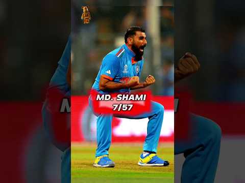 Ind vs Nz world cup 1st semi-final || Mohammad shami 7 wickets || #shorts #viral #cricrecords7