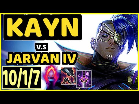KARASMAI (KAYN) vs JARVAN IV - 10/1/7 KDA JUNGLE GAMEPLAY - NA Ranked MASTER