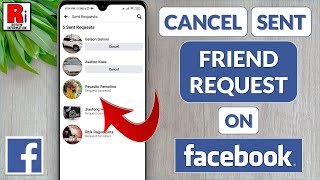 How to Cancel Sent Friend Request on Facebook in Android