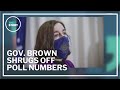 Kate Brown’s poll numbers are the lowest in the country, but she’s not too worried