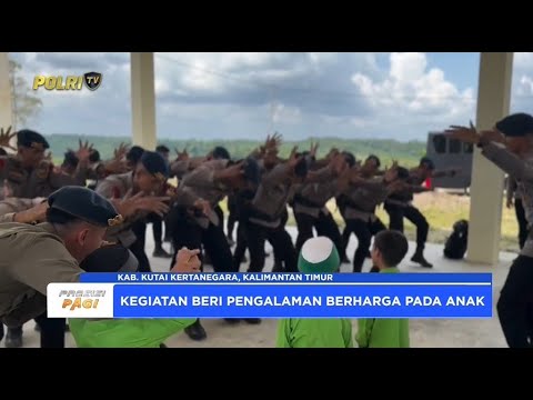 MAKO BRIMOB II POLDA KALIMANTAN TIMUR MENGGELAR KEGIATAN BRIMOB SAHABAT ANAK