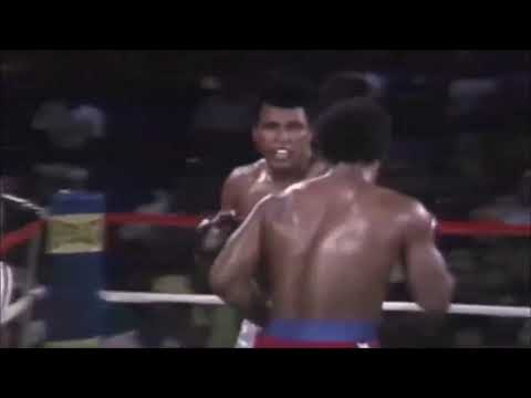 Muhhamad Ali vs George Foreman (The real life version of Rocky IV's final fight)