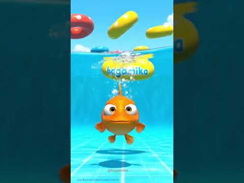 🎵 Airnya diobok obok 🎶Lagu anak paling ceria 🫧 #hagamika  #laguanakanakindonesia #animasianak