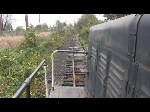 First train in months on rarely used rail line