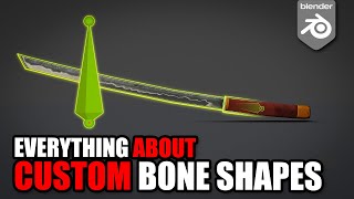 Blender 2.9 Custom bone shapes in less than 10 minutes