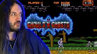Speed Run Practice | Ghouls and Ghost Stage 1 | The Execution Place | Sega Genesis Version